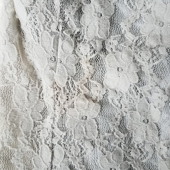 A'reve Gray Lace Top - Picture 8 of 8